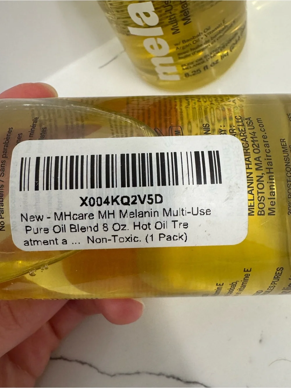 New Unopened Original Formula Melanin Haircare Multi-Use Pure Oil Blend x2